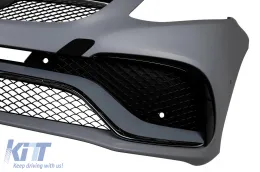 Un pack design type GLE63 adapté pour la conversion de la Mercedes ML W166 2011-2015 en GLE W166, pour le modèle avec phares halogènes-image-6141222