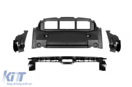 Un pack design type GLE63 adapté pour Mercedes GLE SUV W167 2019-2023, après 2024, avec des garnitures en chrome et des embouts en chrome-image-6138561