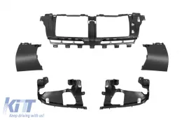 Un pack design type GLE63 adapté pour Mercedes GLE SUV W167 2019-2023, avec des éléments chromés, des phares LED et des feux arrière LED-image-6150709