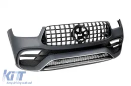 Un pack design type GLE63 adapté pour Mercedes GLE Coupe C167 2020-2023, avec pare-chocs arrière et phares à LED-image-6150745