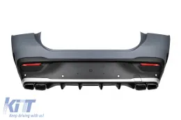 Un pack design type GLE63 adapté pour Mercedes GLE Coupe C167 2020-2023, avec pare-chocs arrière et phares à LED-image-6150752