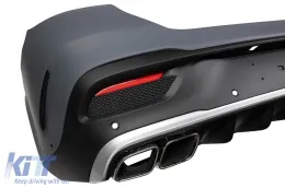 Un pack design type GLE63 adapté pour Mercedes GLE Coupe C167 2020-2023, avec pare-chocs arrière et phares à LED-image-6150756