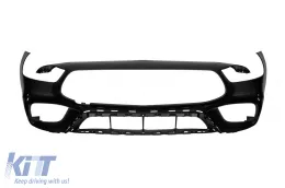 Un pack design type GT63 avec grille laquée noire type Brabus avec lignes rouges adapté pour Mercedes A Design GT X290 Coupé 4 portes après 2019-image-6149243
