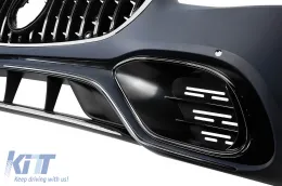 Un pack design type S63 adapté pour la Mercedes Classe S W223 à empattement long après 2020 avec des éléments en chrome-image-6142105