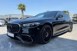 Un pack design type S63 adapté pour la Mercedes Classe S W223 à empattement long après 2020 avec des éléments en chrome-image-6142137