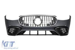 Un pack design type S63 adapté pour Mercedes Classe S W223 après 2020 avec des éléments chromés-image-6141986