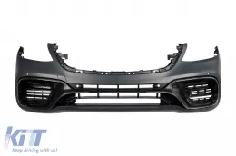 Un pack design type S63 adapté pour Mercedes S-Class W222 2017-2020, avec des bas de caisse longs-image-6264811