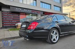 Un pack design type S63 adapté pour Mercedes S-Class W221 2006-2013 pour empattement court et long, sans seuils-image-6265059