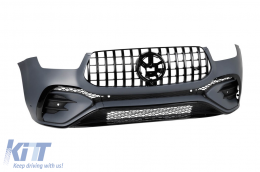 Un package de design type GLE53 adapté pour Mercedes GLE SUV W167 2020-2023, après 2023-image-6142182