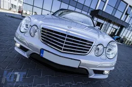 Un paquete de diseño tipo E63 adecuado para Mercedes E-Class W211 sedán 2002-2009-image-6143126