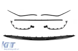Un paquete de diseño tipo GLE53 adecuado para Mercedes GLE SUV W167 2018-2023 con parachoques trasero, faros LED y luces traseras LED-image-6150689