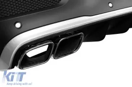 Un paquete de diseño tipo GLE63 adecuado para Mercedes GLE Coupe C167 2020-2023, con parachoques trasero y faros LED-image-6150755