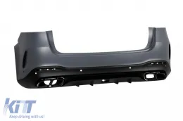 Un paquete de diseño tipo GLE63 adecuado para Mercedes GLE SUV W167 2018-2023, después de 2024, con detalles negros y salidas negras-image-6264960