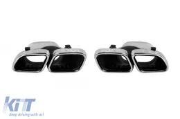 Un paquete de diseño tipo S63 adecuado para la Mercedes Clase S W223 de distancia entre ejes larga después de 2020 con elementos cromados-image-6142132