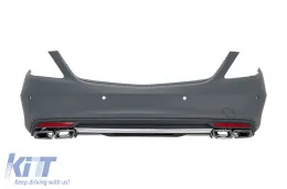 Un paquete de diseño tipo S63 adecuado para Mercedes Clase S W222 2013-2017, con faldones laterales para distancia entre ejes larga-image-6137707