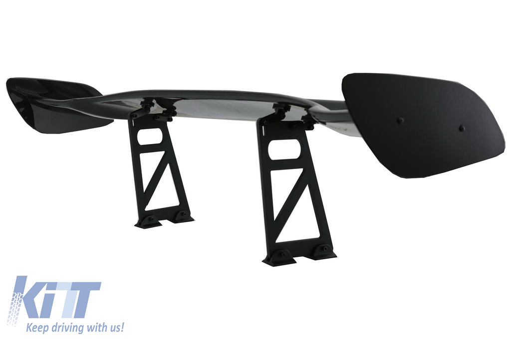 Universal Adjustable Trunk Spoiler Wing GT Design Carbon Film