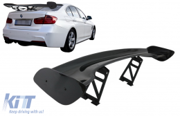 Universal Adjustable Trunk Spoiler Wing GT Design Carbon Film-image-6072357