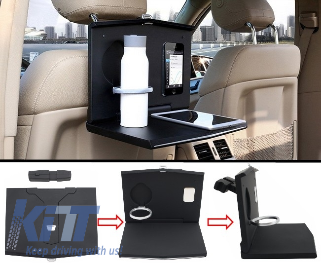 Universal Auto Headrest Desk Laptop, Car Passenger Seat Table