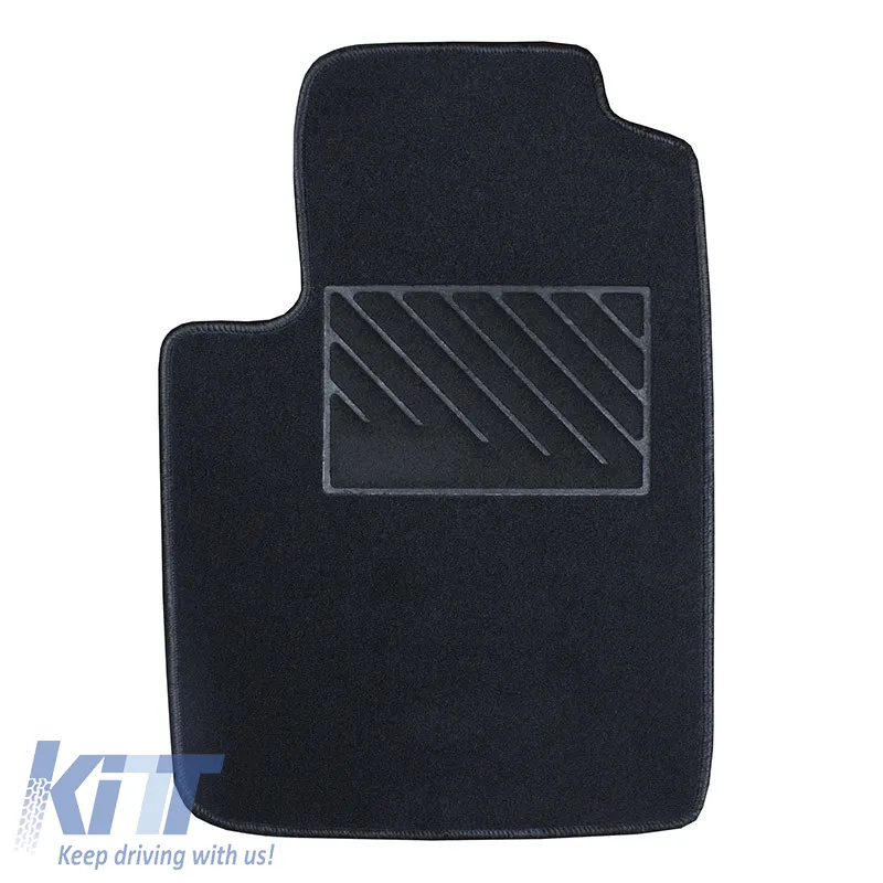 Universal Car Carpets Comfort Black 2 Pieces