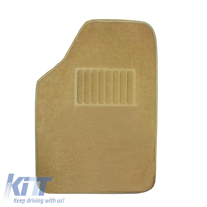 Universal Car Carpets Luxury Beige 5 Pcs