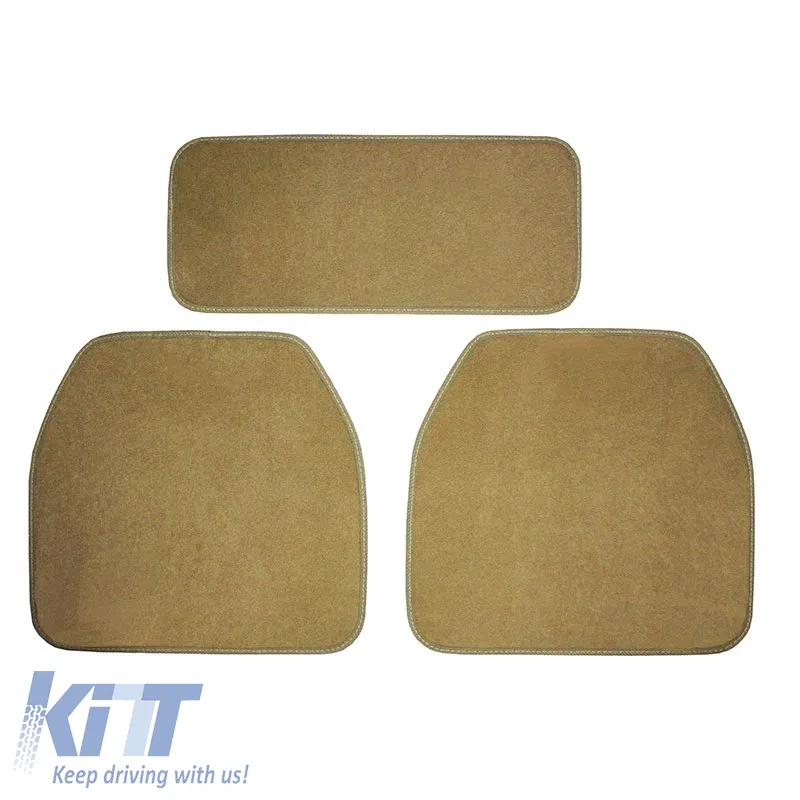 Universal Car Carpets Luxury Beige 5 Pcs
