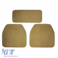 Universal Car Carpets Luxury Beige 5 Pcs-image-6291314