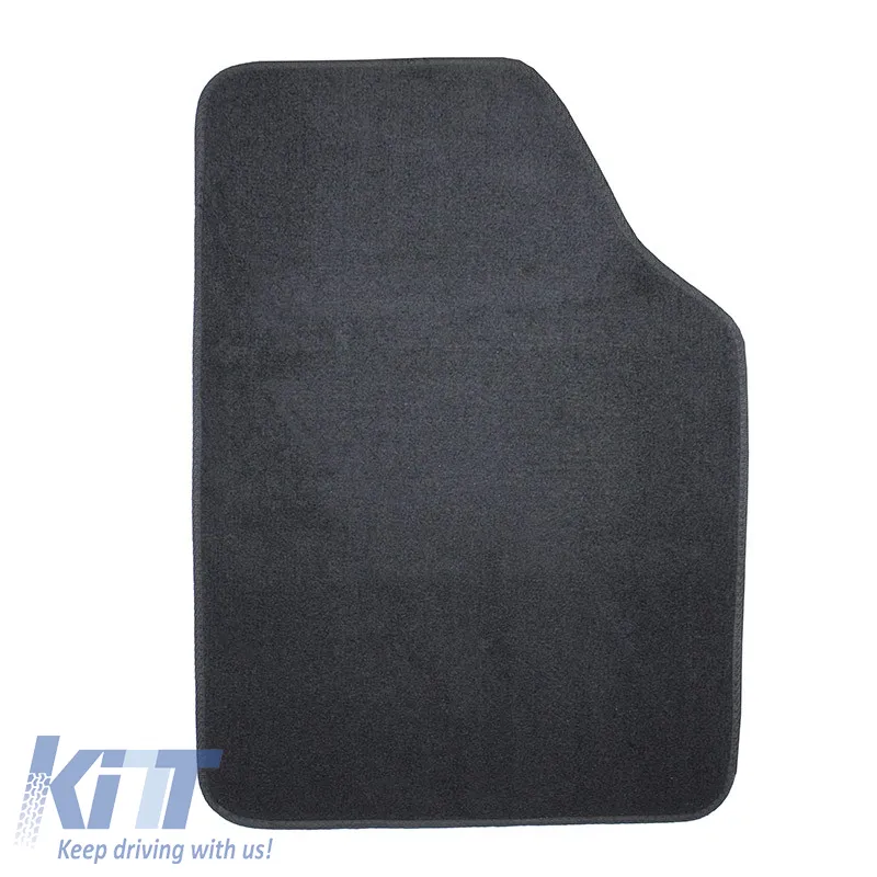 Universal Car Carpets Luxury Black 5 Pcs