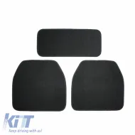 Universal Car Carpets Luxury Black 5 Pcs-image-6291303
