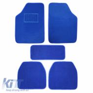 Universal Car Carpets Luxury Blue 5 Pcs