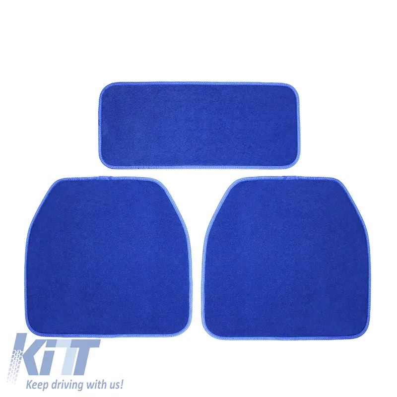Universal Car Carpets Luxury Blue 5 Pcs