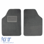 Universal Car Carpets Luxury Gray 2 Pcs