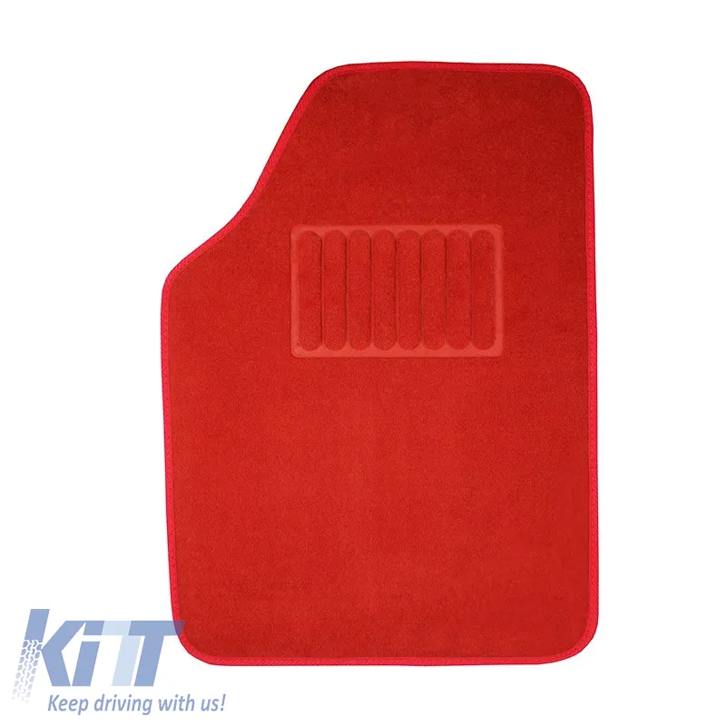 Universal Car Carpets Luxury Red 5 Pcs