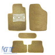 Universal Car Carpets Passion Beige 5 Pcs