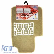 Universal Car Carpets Passion Beige 5 Pcs-image-6291263