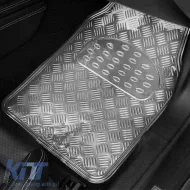 Universal Car Mats Aluminium Silver 4 Pcs-image-6291252