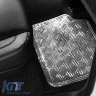Universal Car Mats Aluminium Silver 4 Pcs-image-6291253