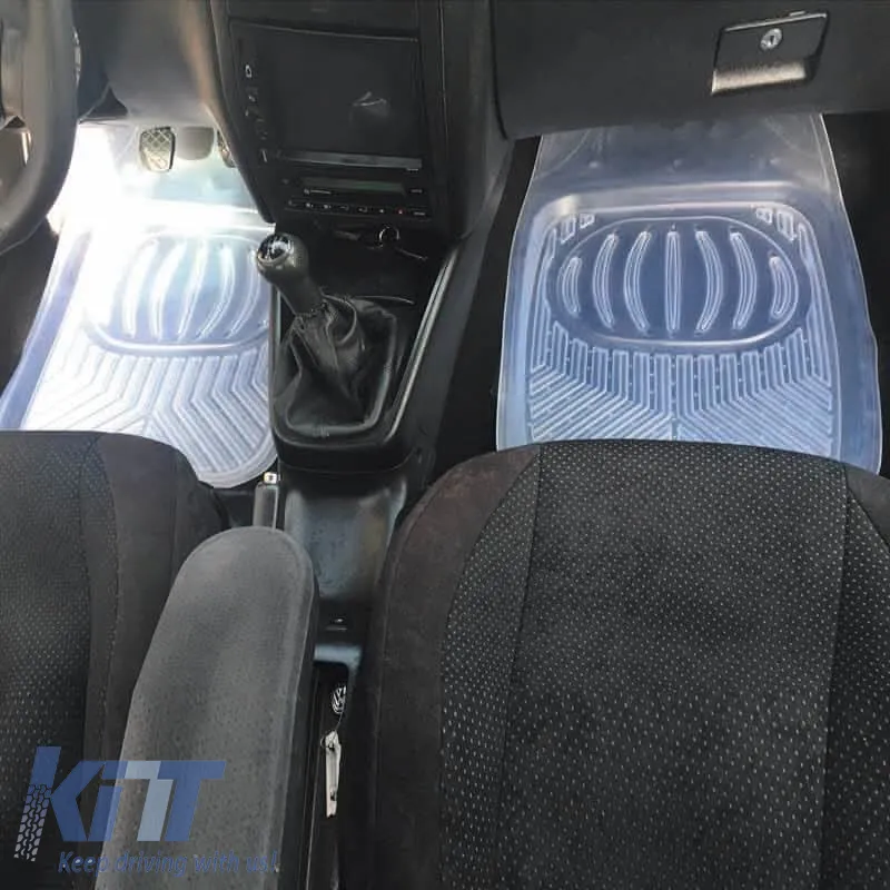 Universal Car Mats Clear 2 Pcs
