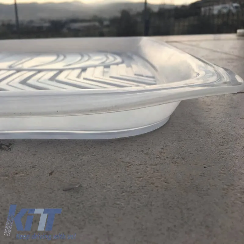 Universal Car Mats Clear 2 Pcs
