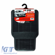 Universal Car Mats Slim Line Black 4 Pcs