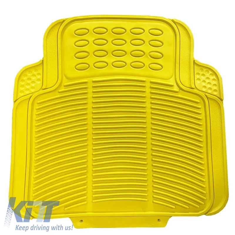 Universal Car Mats Sport Fidelity Yellow 5 Pcs