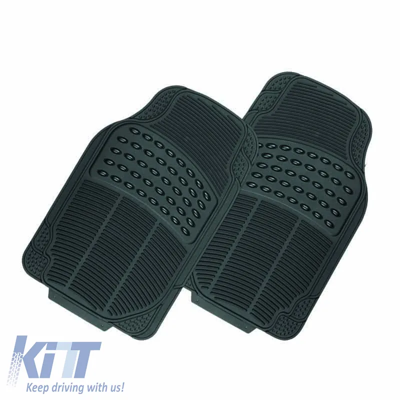 Universal Car Mats suitable for Sport Fidelity Black 2 Pcs
