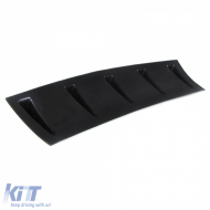 Universal Diffuser Attachment 5 Fins Black ABS Rear Add-on Tuning