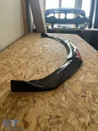 UNIVERSAL FRONT SPOILER BLACK PIANO FINISH WITH RED LIP-image-6260982