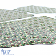 Universal Gummifußmatten mit Schachbrettmuster, Camouflage, militärische Farbe-image-6197081