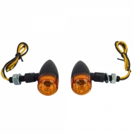 Universal halogen indicator set TEAR DROP with yellow glass with E-mark
