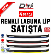 Universal Laguna Style 4 Pieces Front Lip ABS / Bule