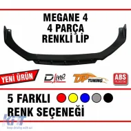 image-5-Universal Megane 4  Front Lip Piano Black ABS / Black