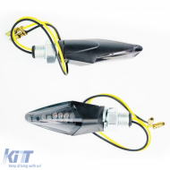 Universal motorcycle LED indicator set smoke Demon