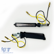 Universal motorcycle LED sequential indicator set TINY SMOKE with E-mark