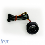 Universal motorcycle LED tail light DISC SMOKE with E-mark